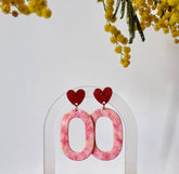 Boucles d'oreilles résine Mira