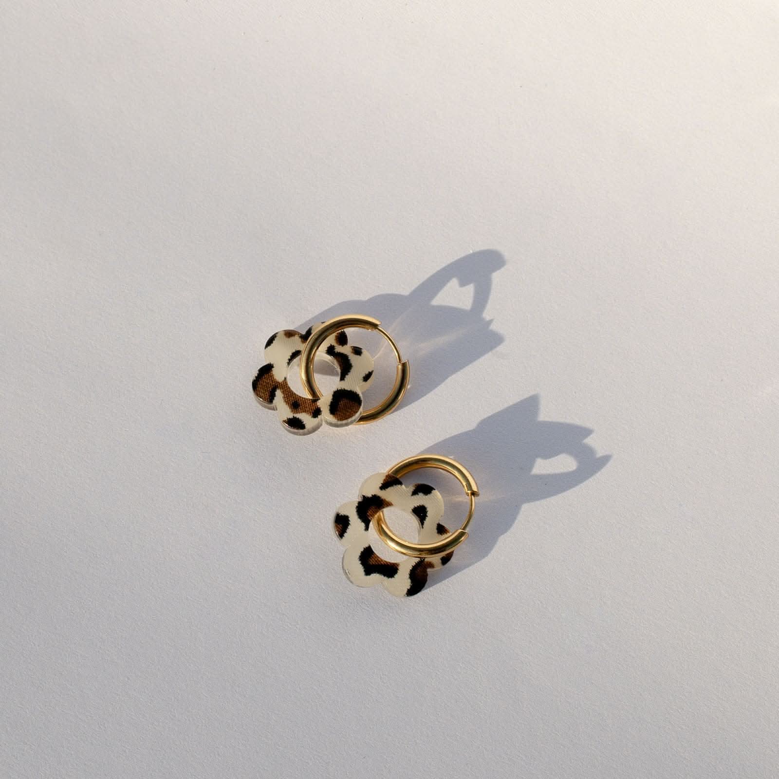 Boucles d'oreilles léopard