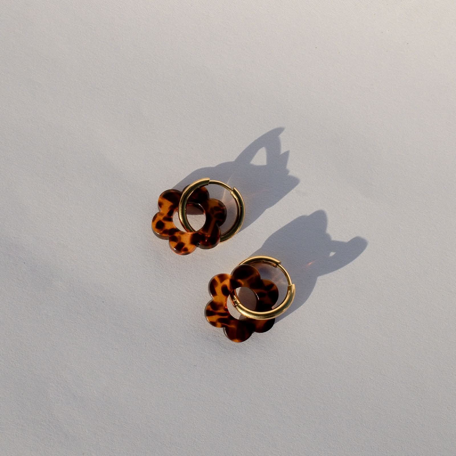 Boucles d'oreilles léopard