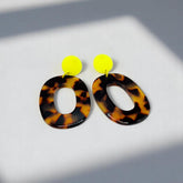 Boucles d'oreilles pendantes en écailles Maeva