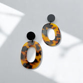 Boucles d'oreilles pendantes en écailles Maeva