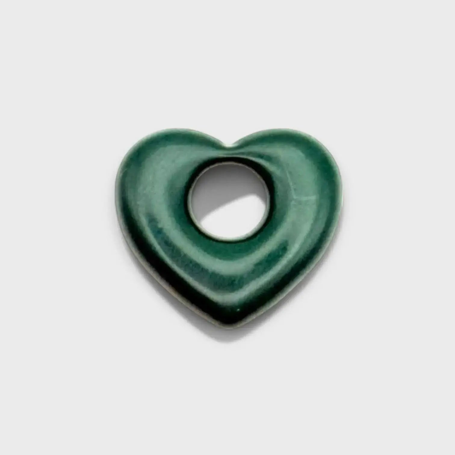 Charms coeur vert