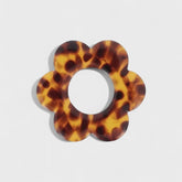 Charm fleur en résine pour boucle d'oreille