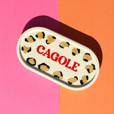 Vide-poches plateau léopard personnalisé