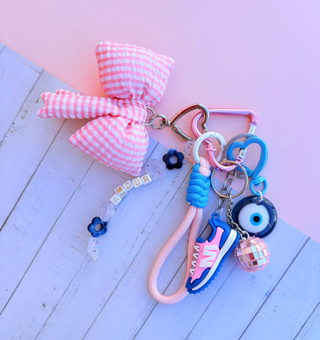 Grigri de sac oeil bleu porte bonheur