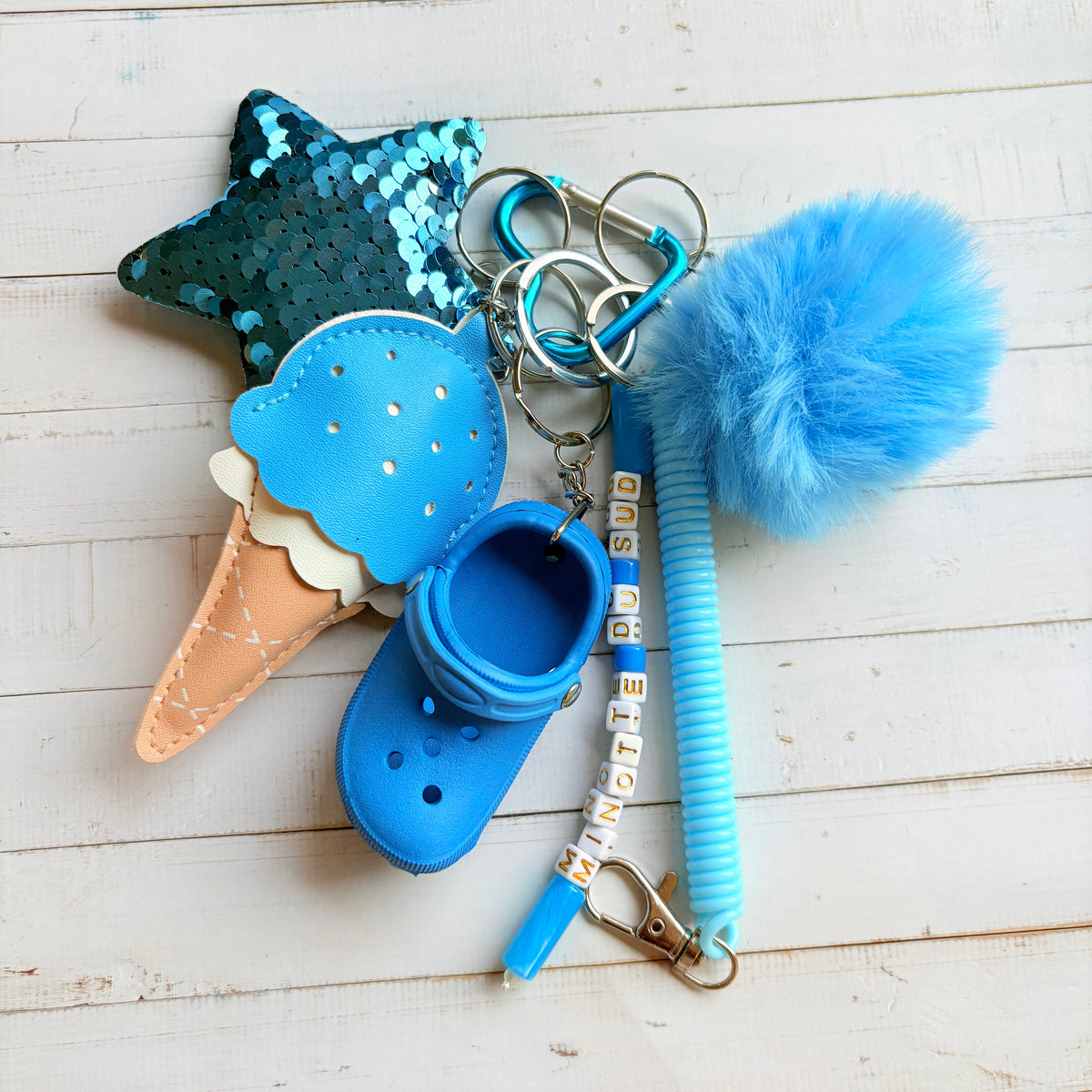 Grigri de sac glace bleu