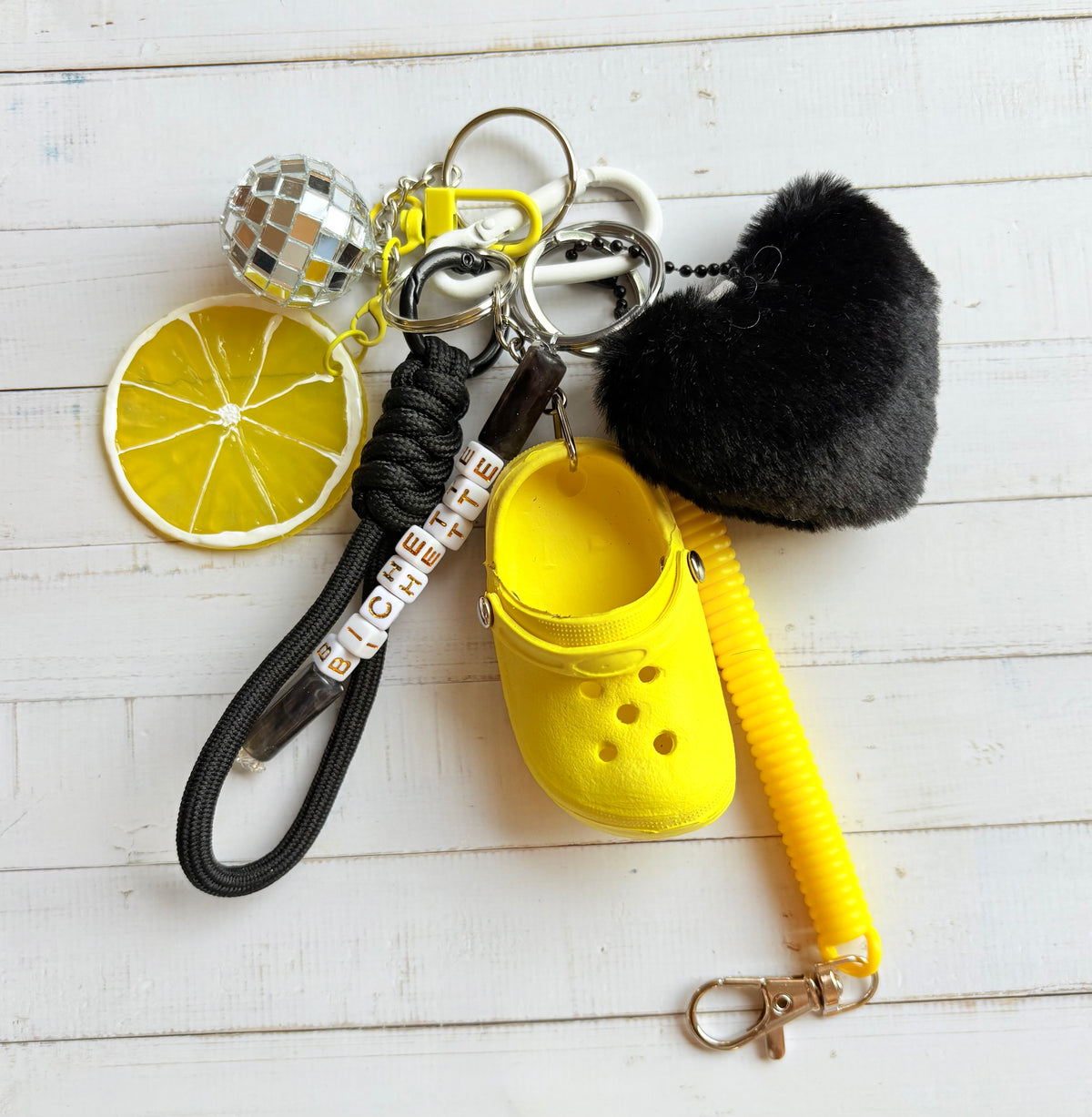 Grigri de sac citron crocs jaune