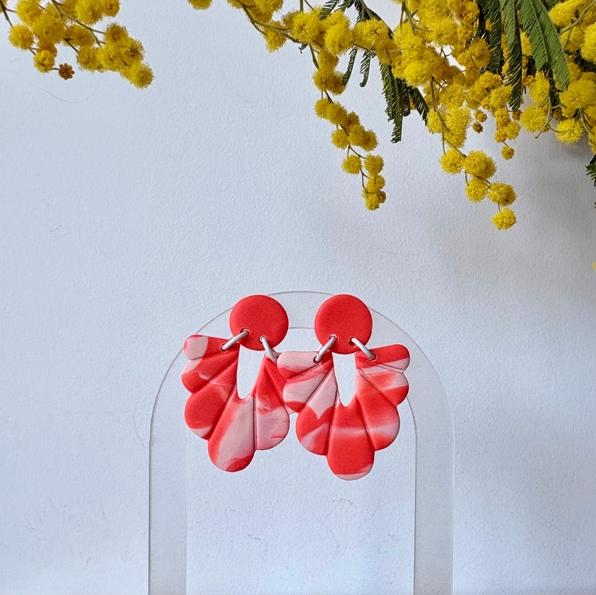 Boucles d'oreilles pendantes Léa