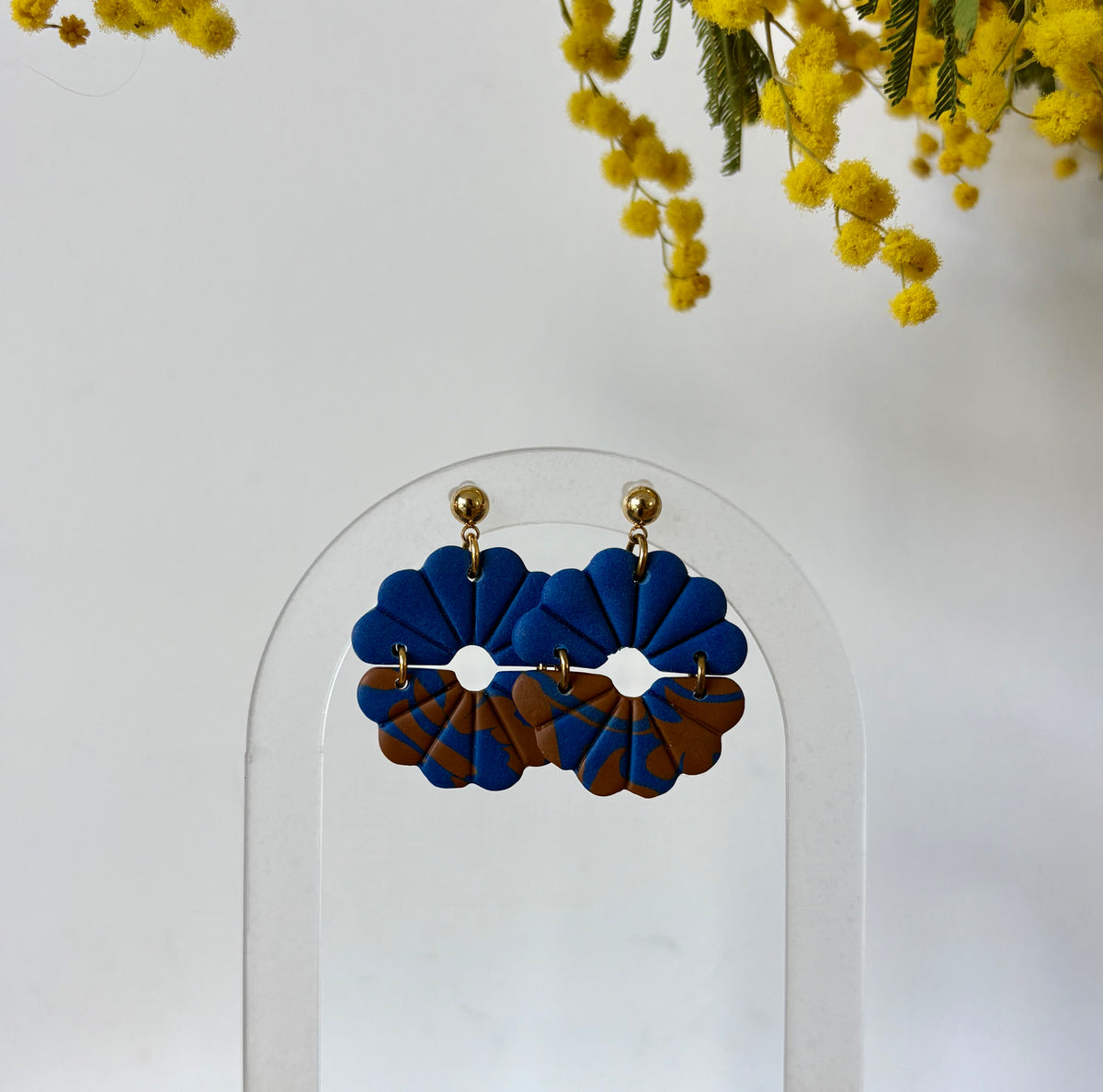 Boucles d'oreilles fleur Zennia