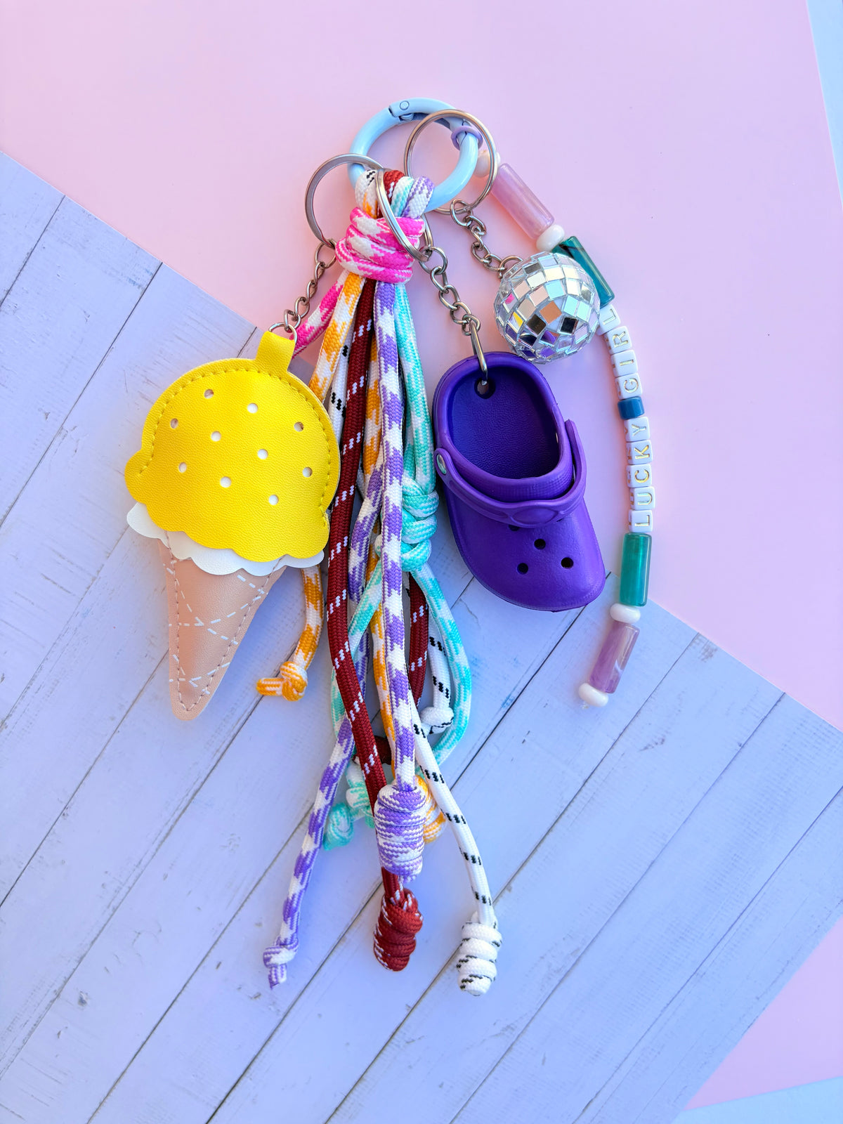 Grigri de sac glace jaune