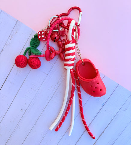 Grigri de sac crocs rouge