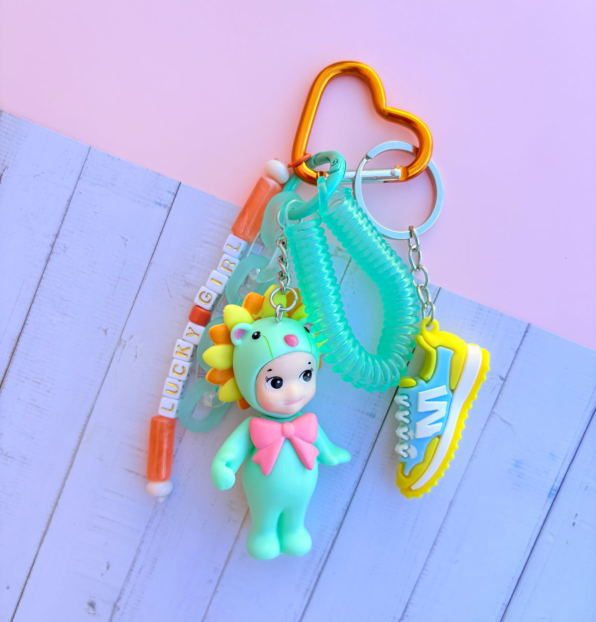 Grigri de sac sonny angel fleur bleu