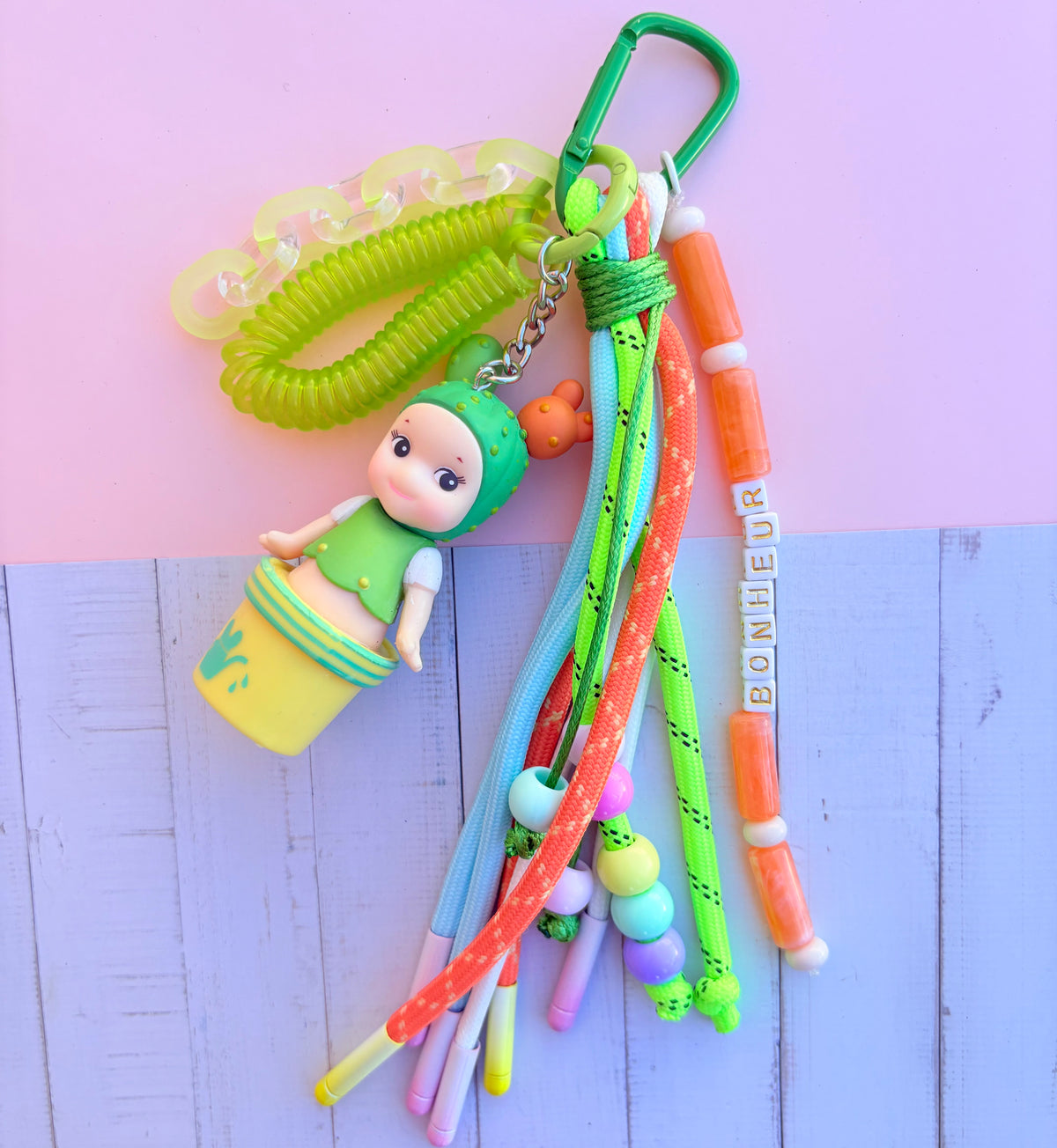Grigri de sac sonny angel pot de fleur vert