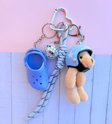 Grigri de sac ours bleu