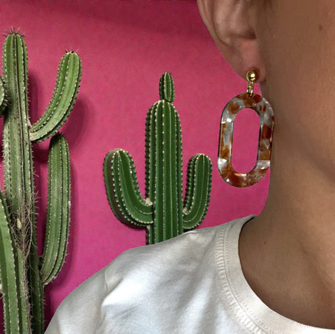 Boucles d'oreilles pendantes Carlitta